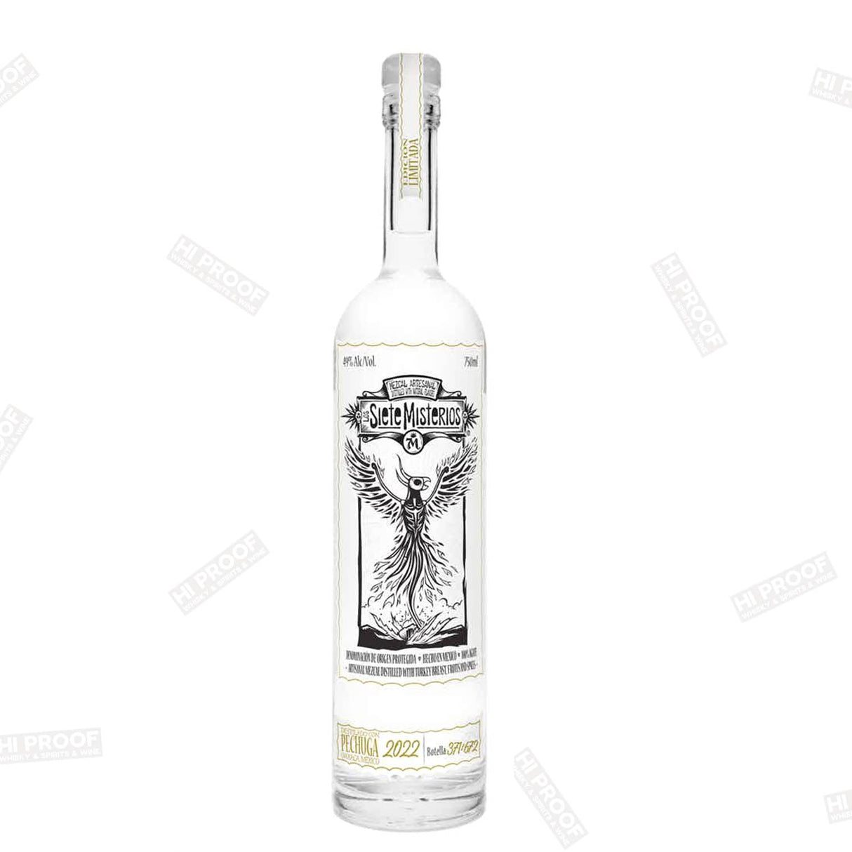 Los Siete Misterios Mezcal Pechuga 750ml - Hi Proof - Los Siete