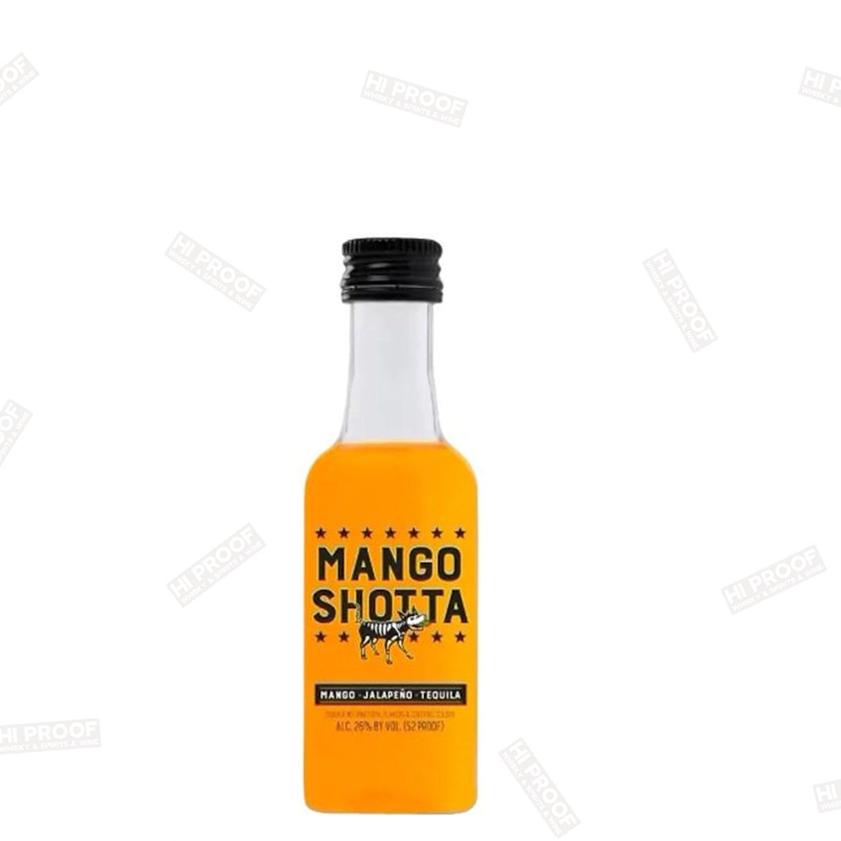 Mango Shotta Packs Mango Jalapeno Tequila 50ml - Hi Proof - Mango Shotta