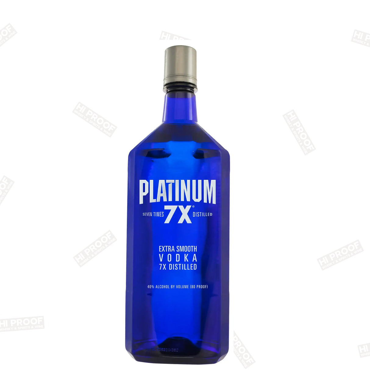 Platinum 7X Vodka - 1.75L Bottle - Hi Proof - Platinum