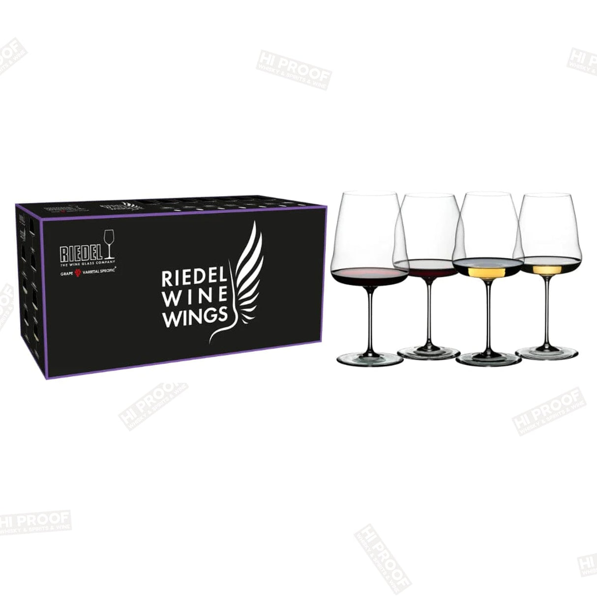 RIEDEL WINE GLASS WINEWINGS TASTING SET 5123/47 - Hi Proof - Riedel