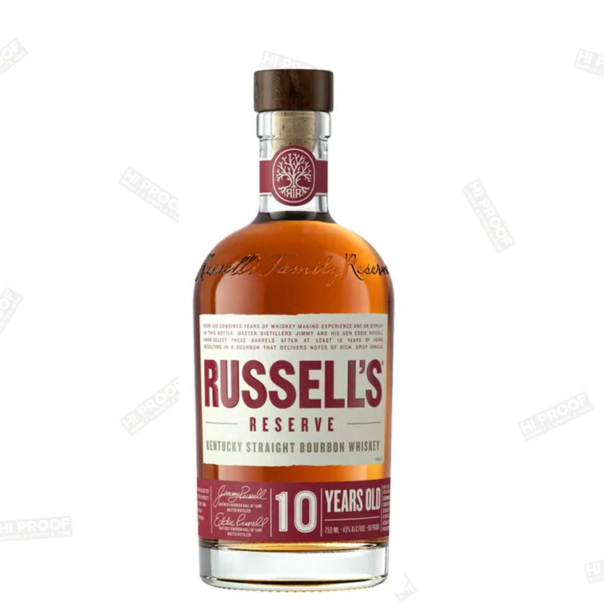 Russell’s Reserve 10 Years Old - Hi Proof - Russell’s