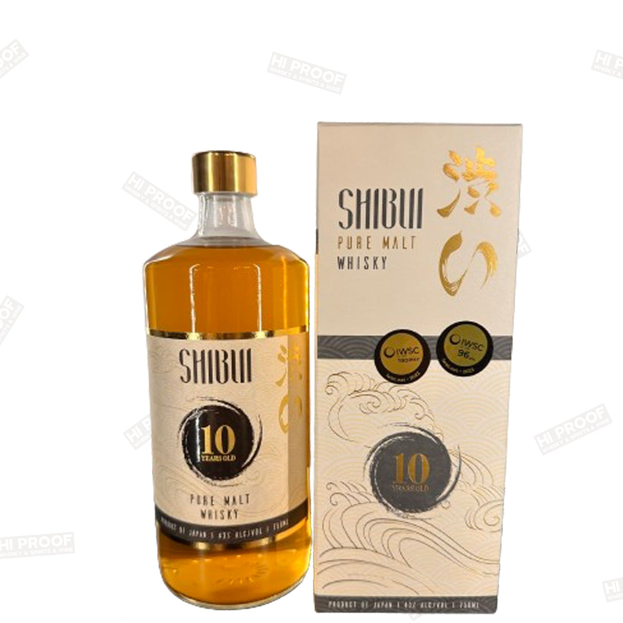 Shibui Pure Malt 10 Year Old World Whisky Blend 750ml - Hi Proof - Shibui