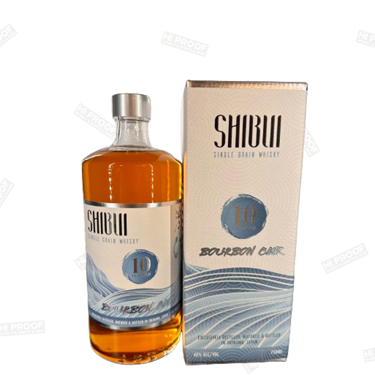 Shibui Single Grain 10 Year Old Bourbon Cask Matured Japanese Whisky 750ml - Hi Proof - Shibui