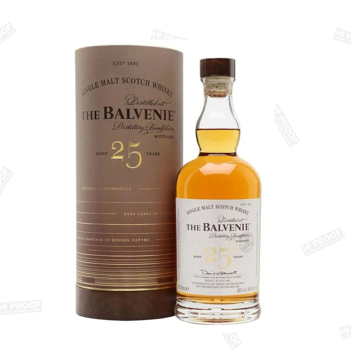 The Balvenie Rare Marriages 25 Years Old Single Malt Whisky 750 ML - Hi Proof - Balvenie