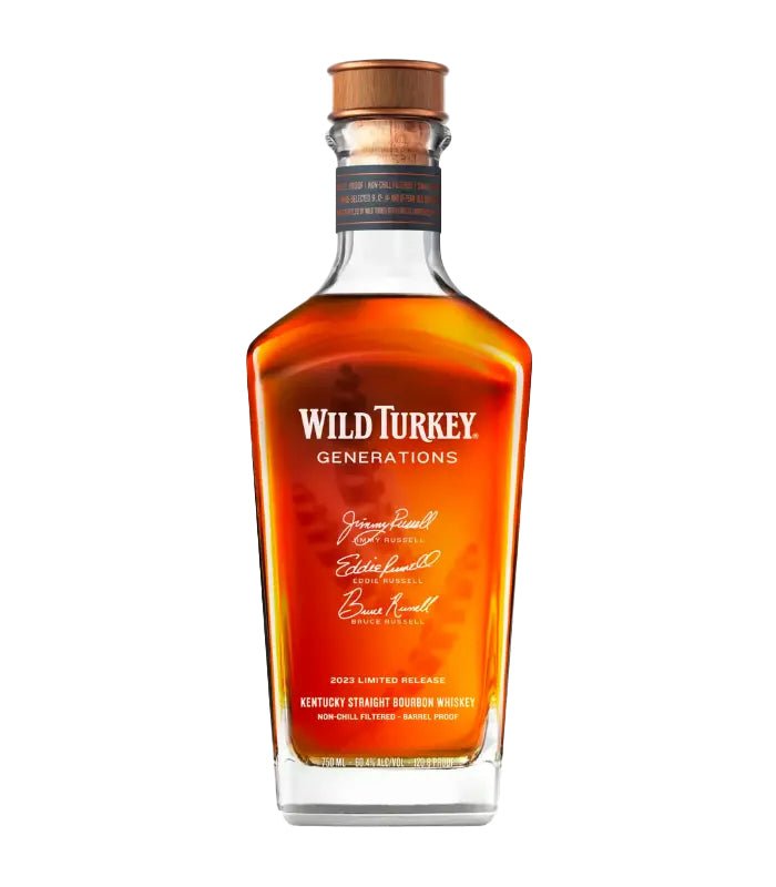 Wild Turkey Generations Kentucky Straight Bourbon Whiskey 2023 750ml - Hi Proof - Wild Turkey