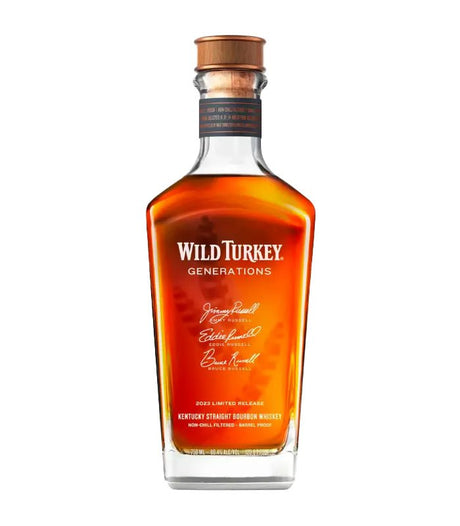 Wild Turkey Generations Kentucky Straight Bourbon Whiskey 2023 750ml - Hi Proof - Wild Turkey